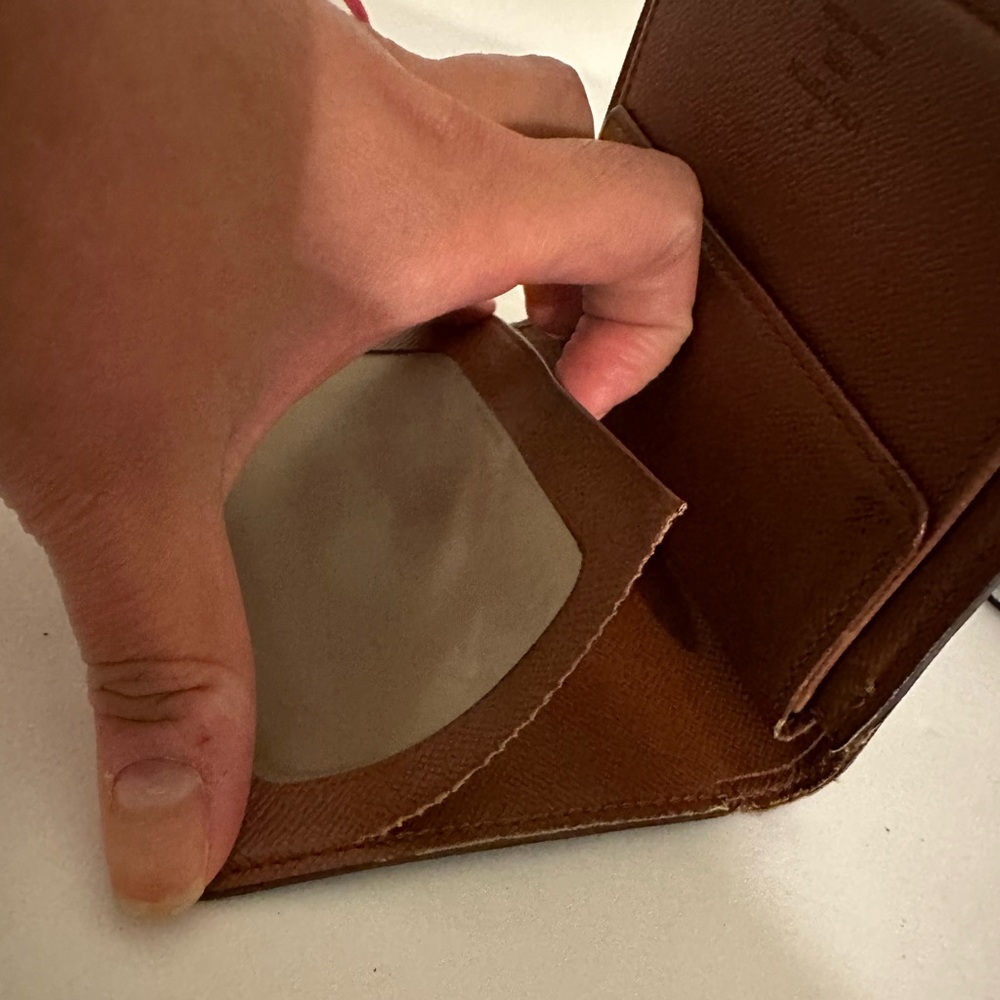 Louis Vuitton PROJECT Bifold Passport Holder Coin Pouch Monogram Leather Ca0947 - Picture 12 of 17